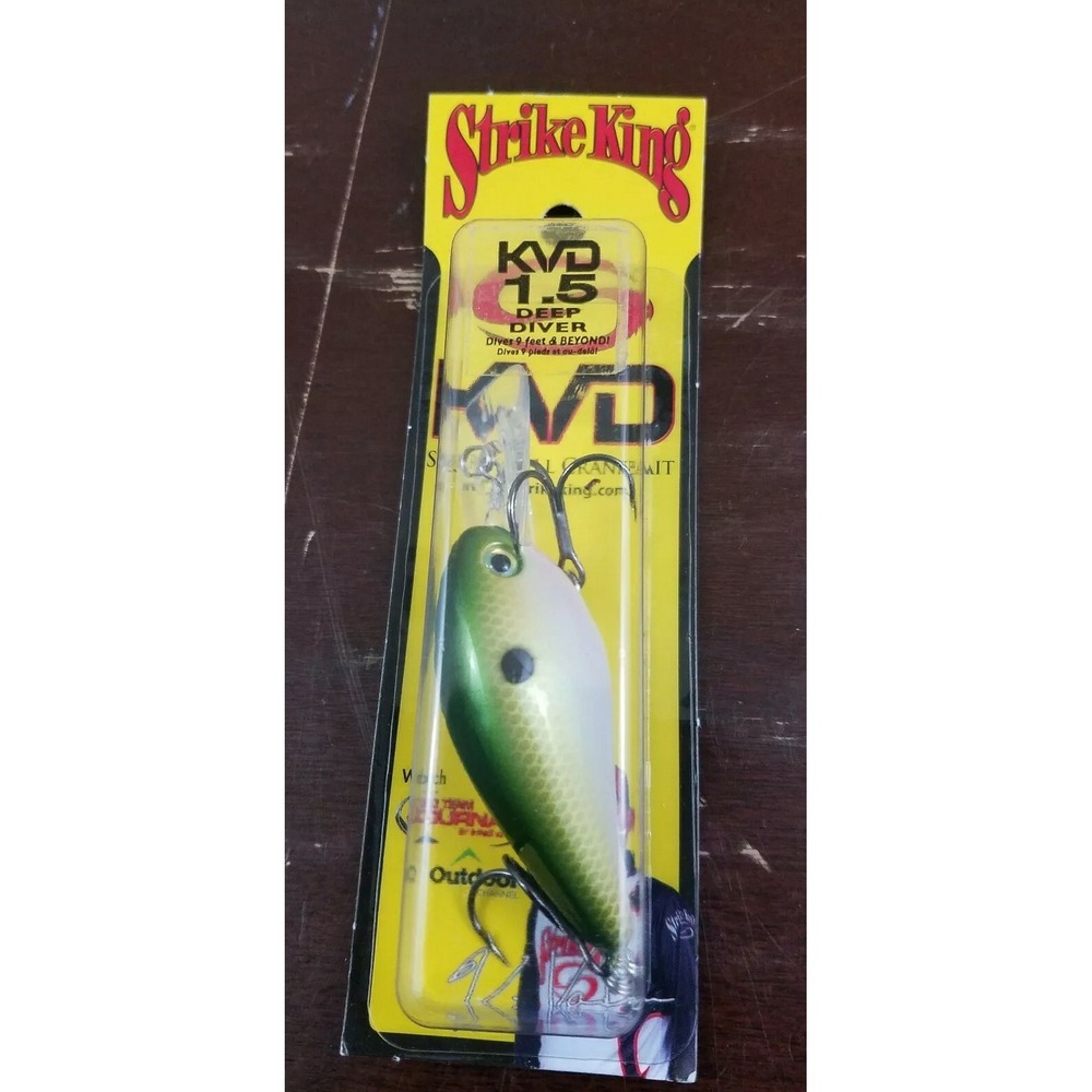Strike King KVD 1.5 Deep Diver Squarebill Crankbait "Tennessee Shad"